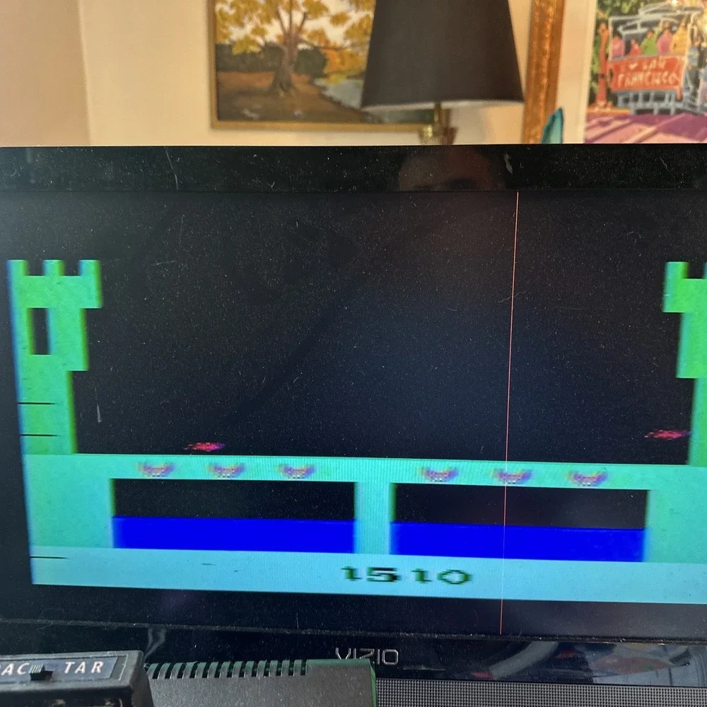 4x Dactar Atari 2600 Brazil South America Carts Commando Grand Prix Tennis NTSC